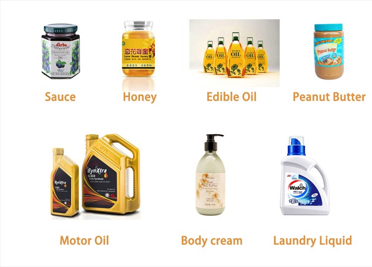 מכונת מילוי דבק אוטומטית לשמן בישול, רוטב